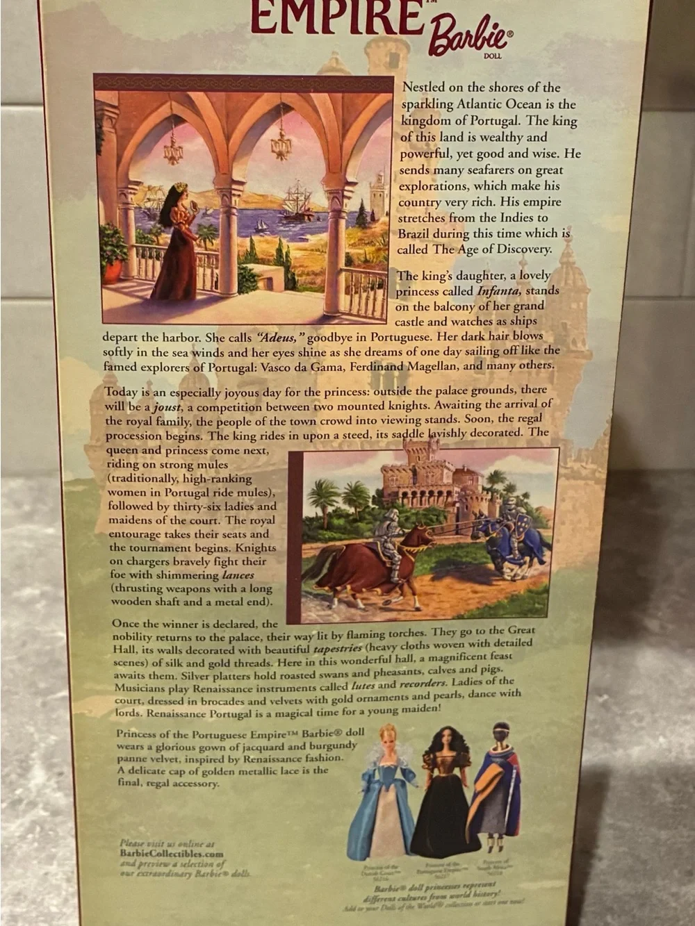 Princess Portuguese Empire Barbie 56217 NRFB